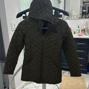 The North Face Dark Green Quilted Jacket